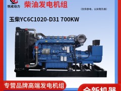 700KW玉柴柴油發電機組 視頻解說YC6C1020-D31